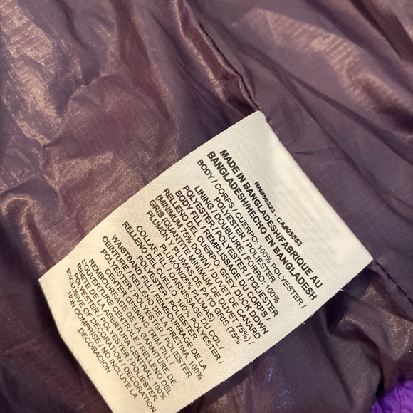 Nike Purple Down Filled Puffer Vest - Picture 6 of 6